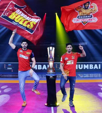 Gujarat Fortunegiants take on Bengaluru Bulls in the PKL 6 final