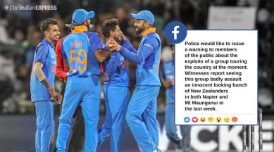 NZ Police's sassy post warning public about Team India has Netizens laughing out loud | Trending News,The Indian Express NZ Police's sassy post warning public about Team India has Netizens laughing out loud | Trending News,The Indian Express
