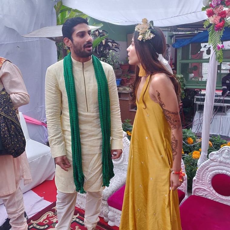 Prateik Babbar and Sanya Sagar photos