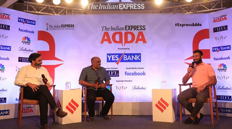 Cheteshwar Pujara at Express Adda in Mumbai on January 21, 2019.