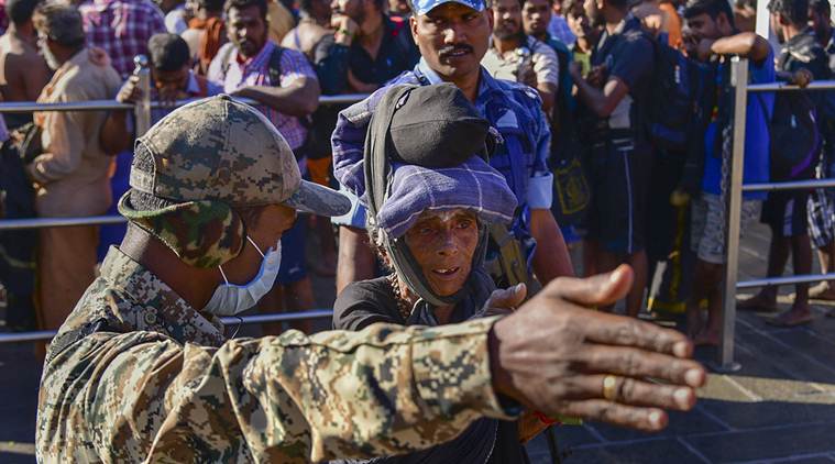 Now, a woman from Sri Lanka makes it to Sabarimala temple