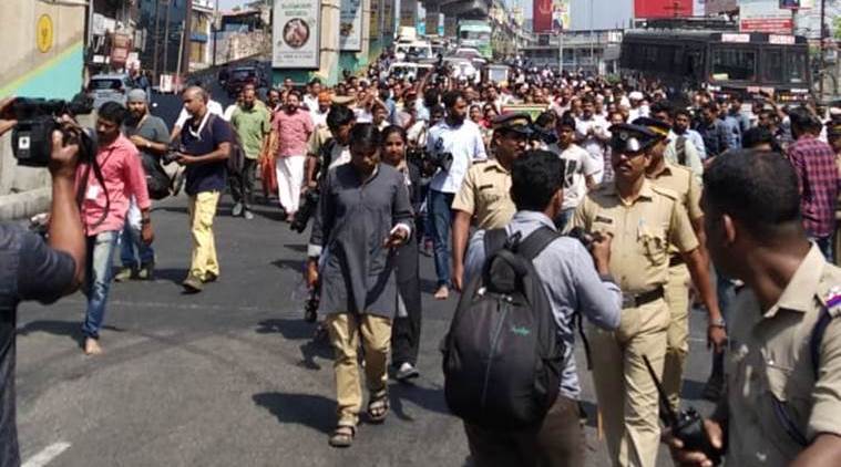 Sabarimala, sabarimala row, sabarimala shrine, sabarimala temple, women enter sabarimala, Sabarimala women entry, kerala BJP worker dead, Sabarimala protest BJP worker death, pinarayi vijayan