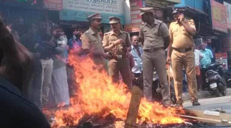 Sabarimala, sabarimala row, sabarimala shrine, sabarimala temple, women enter sabarimala, Sabarimala women entry, kerala BJP worker dead, Sabarimala protest BJP worker death, pinarayi vijayan