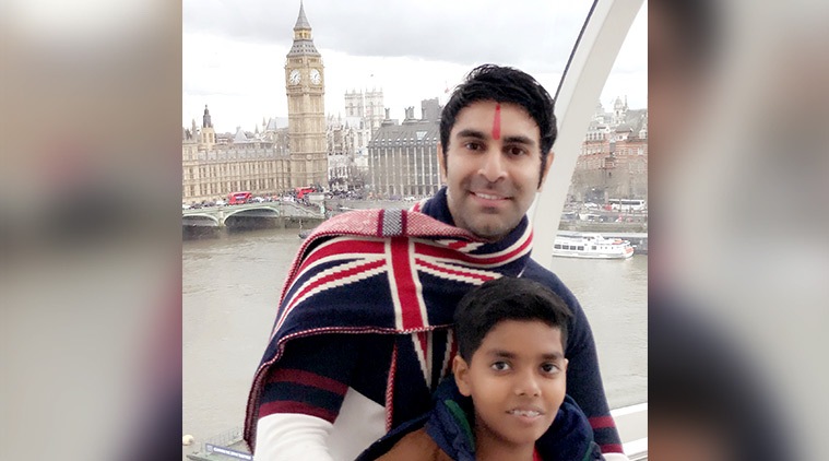 Sandip Soparrkar with son Arjun