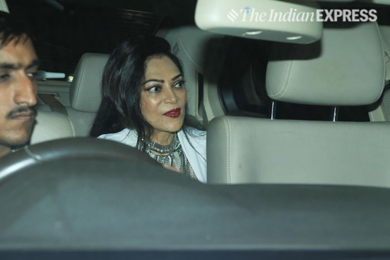 simi garewal at sanjay khan birthday party 