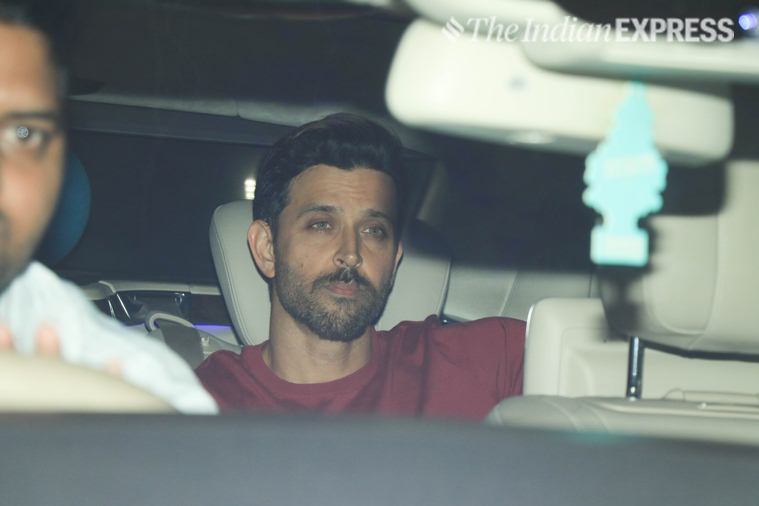 hrithik roshan at sanjay khan birthday party 
