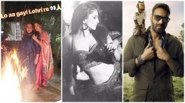 sara ali khan, sunny leone, ajay devgn social media photos