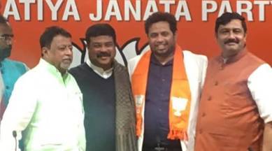 trinamool congress, saumitra khan, narendra modi, amit shah, bjp, mukul roy, indian express news