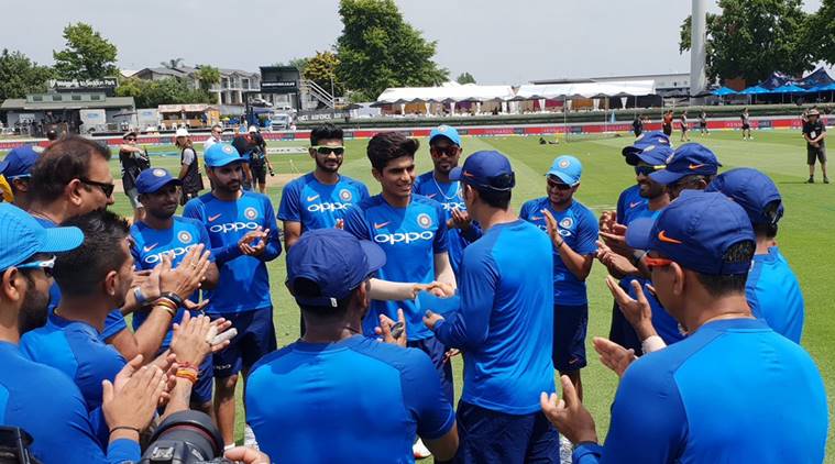 Shubman Gill received his India cap from MS Dhoni in Hamilton ahead of fourth ODI against New Zealand.