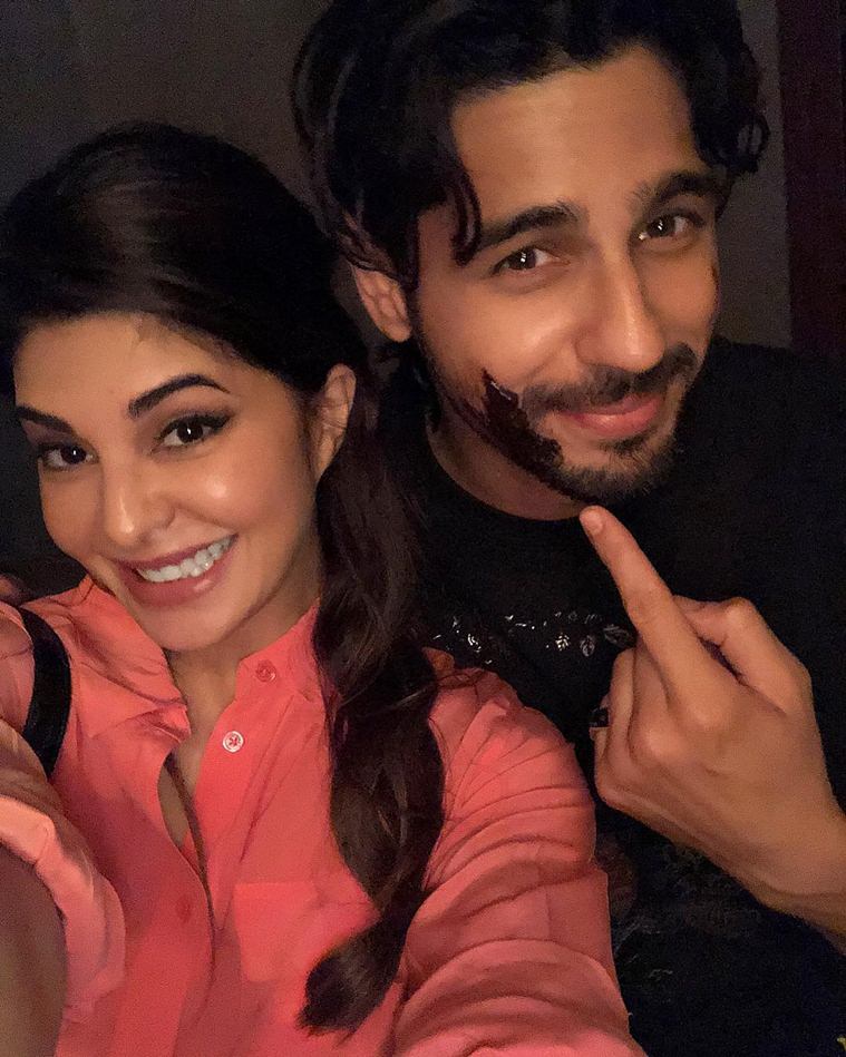 Jacqueline Fernandez at siddharth malhotra birthday party 