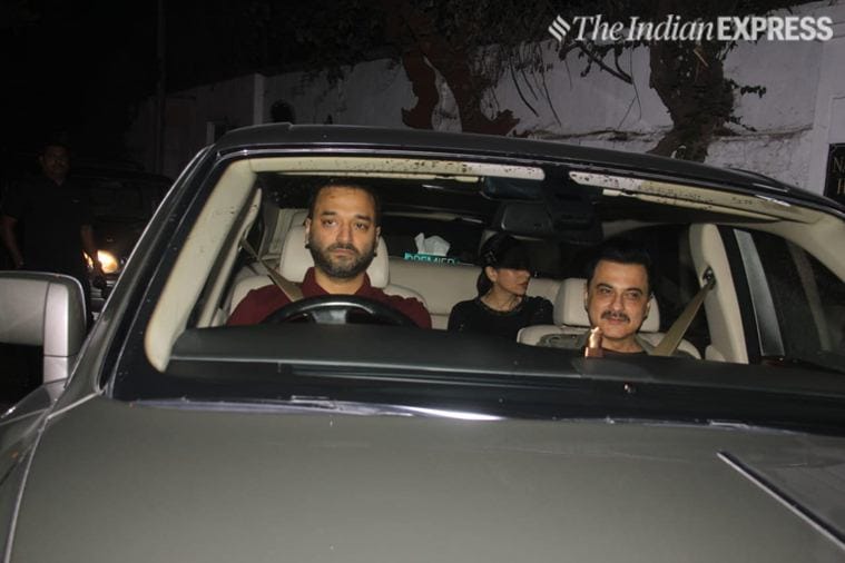 sanjay kapoor at siddharth malhotra birthday 