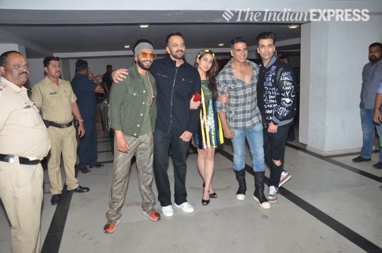 akshay kumar at simmba success party