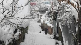 kashmir snowfall, jammu and kashmir snowfall, bandipora heavy snowfall, snowfall in bandipora, indian express news