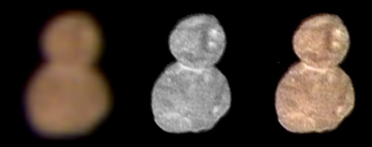 Distant planetary building block, frozen in time