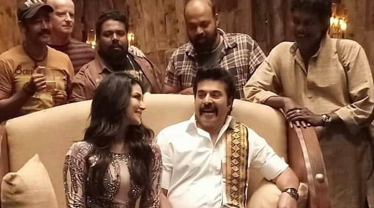 Sunny Leone with Mammootty in Madura Raja