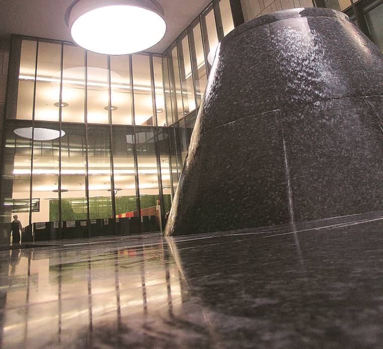 tcs campus, tcs mumbai campus, tcs andheri building, tata, tata consultancy services, resort like building, architecture, technology, tech news, indian express