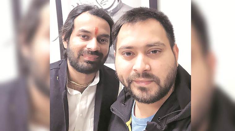 rjd power tussle, tej pratap yadav tejashwi yadav, lalu prasad yadav sons, Lok sabha elections, bihar rjd tejashwi yadav, bihar politics, tej pratap yadav divorce, tejashwi yadav rjd, india news, bihar news, indian express news