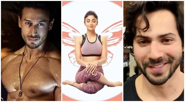 tiger shroff, shilpa shetty, varun dhawan social media videos