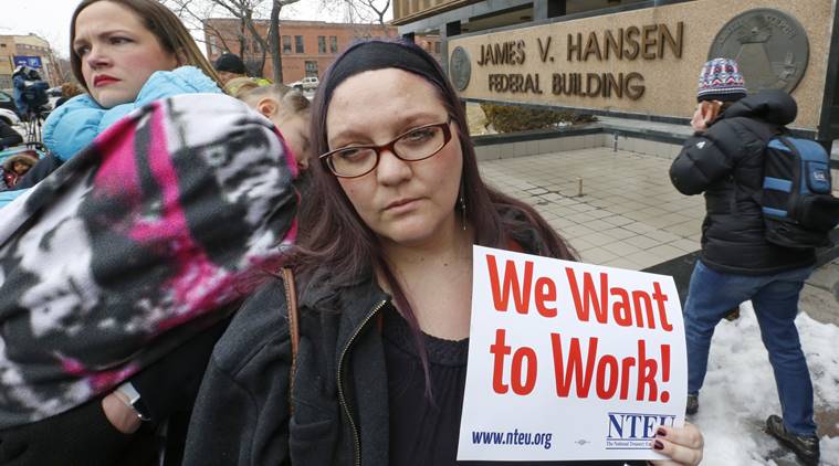 US Shutdown, Shutdown in US, US Shutdown Trump, Unemployment benefits Shutdown, Federal workers unemployment, Donald Trump, US government shutdown, Indian express, world news, latest news