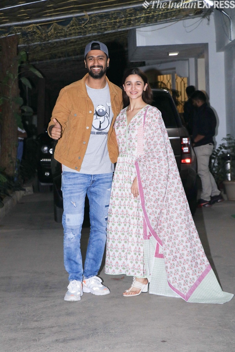 Raazi Stars Alia Bhatt And Vicky Kaushal Reunite At Uri Screening ...