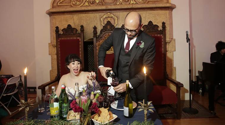 wedding, goth wedding, cemetery wedding, goth wedding, goth wedding, indian express, indian express news