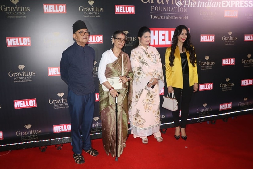manisha koirala family at hello awards 2019