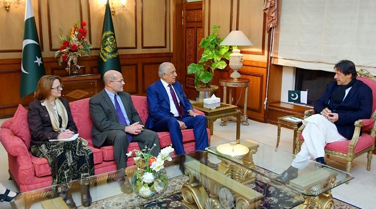 us afghanistan, zalmay khalilzad, zalmay khalilzad pakistan, afghanistan us talks, pakistan afghanistan talks, Afghan war, Taliban us talks, US peace envoy, US peace envoy Zalmay Khalizad, Afghan Taliban, Taliban in afghanistan, afghanistan peace talks, indian express,latest news, world news