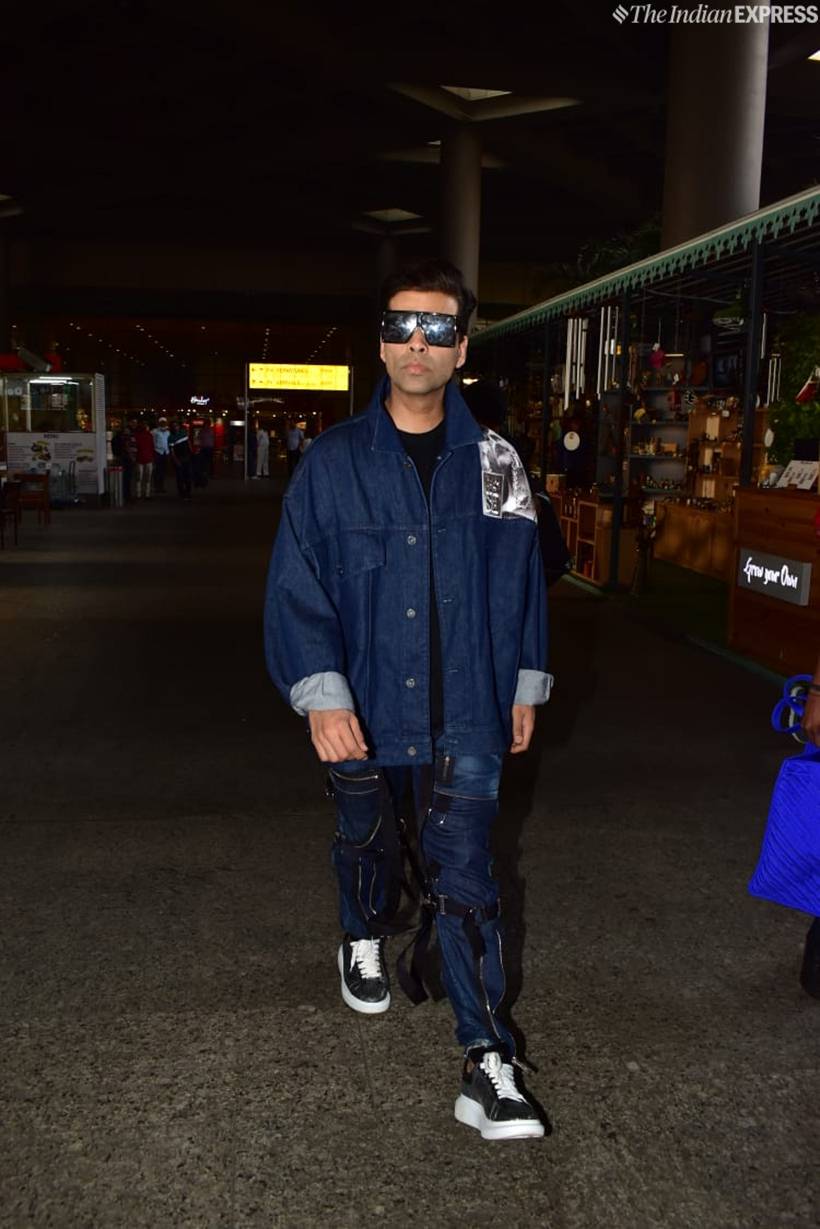 karan johar at airport