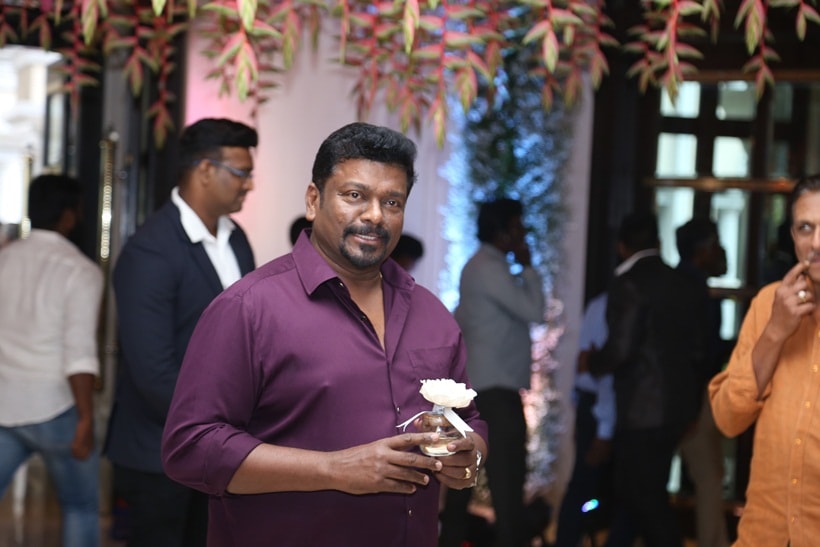 R Parthiepan clicked at Soundarya Rajnikanth and Vishagan Vanangamudi's wedding