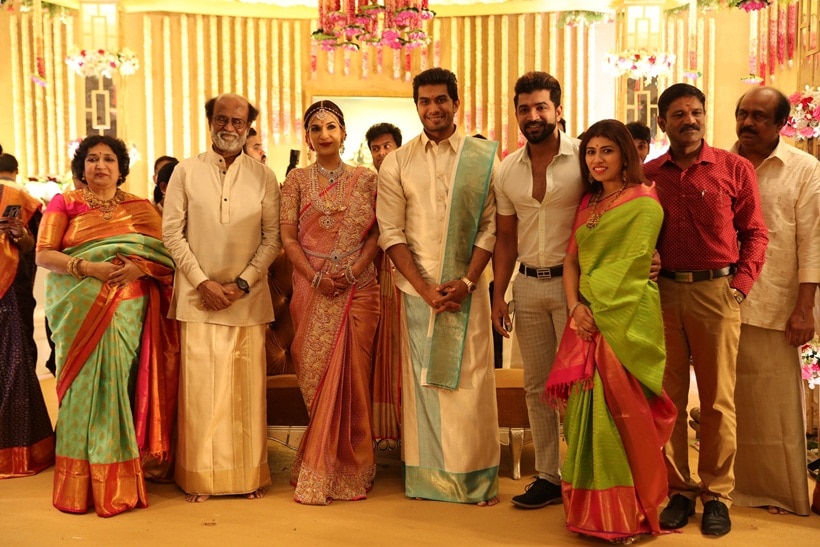 Arun Vijay at soundarya rajinikanth Vishagan Vanangamudi's wedding