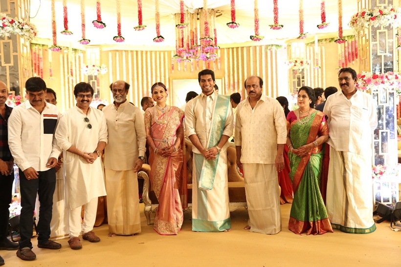 vivek at soundarya rajinikanth Vishagan Vanangamudi's wedding