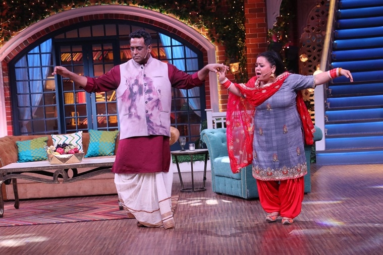 Anurag Basu with Bharati Singh on The Kapil Sharma Show