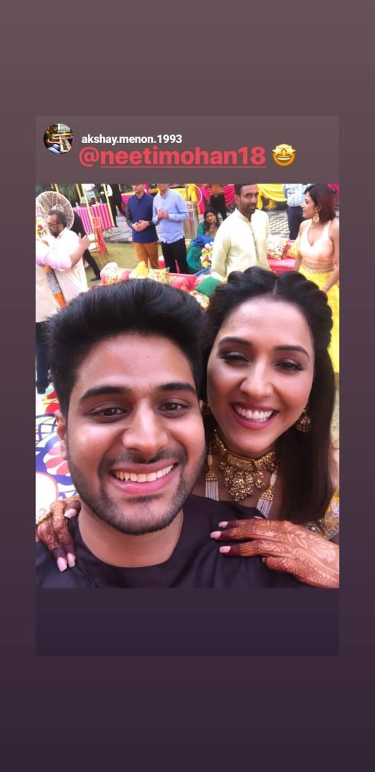   Neeti Mohan, Nihar Pandya before marriage 