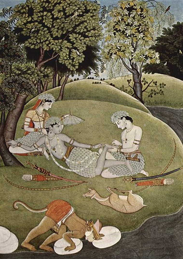A painting from the Kangra School