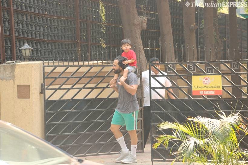 taimur with saif ali khan