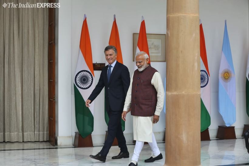 PM Modi, Argentina President hold bilateral talks at Hyderabad House