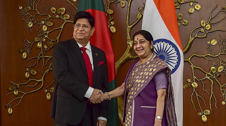 india bangladesh, india bangladesh relations, bilateral relations india bangladesh, A K Abdul Momen india visit, sushma swaraj, external affairs minister sushma swaraj