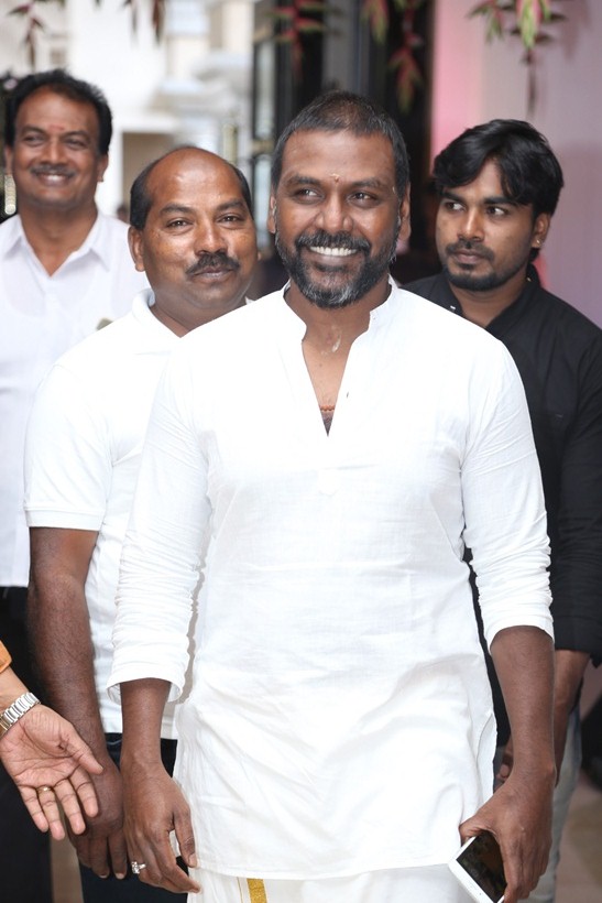 Raghava Lawrence at soundarya rajinikanth Vishagan Vanangamudi's wedding