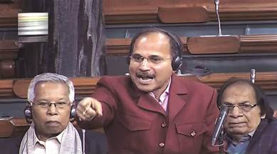 parliament news, Adhir Ranjan Chowdhury, Unregulated Deposit Schemes Bill, lok sabha, congress, TMC, Mamata Banerjee dharna, BJP, indian express