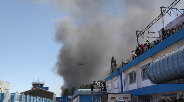 Bengaluru: Massive fire at Aero India 2019 venue, 300 cars gutted