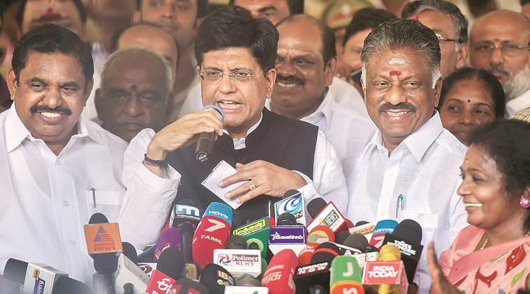 BJP seals Lok Sabha deal with AIADMK, gets five seats in Tamil Nadu