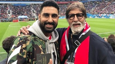Amitabh Bachchan, Amitabh Bachchan coronavirus, Amitabh Bachchan covid positive, Abhishek Bachchan, Abhishek Bachchan coronavirus, Abhishek Bachchan covid positive, Entertainment news, Indian Express