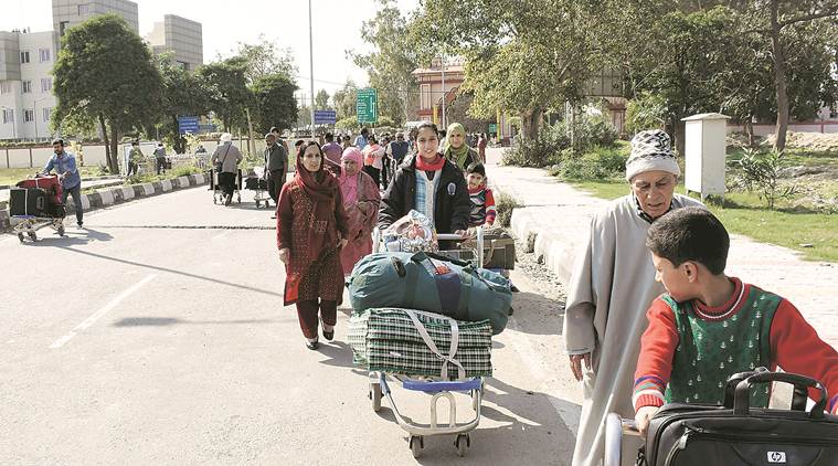 amritsar, amritsar airport, sri guru ramdas amritsar airport, flights, flights suspended at amritsar airport, indian air force air strike, pakistan, pulwama attack, kashmir, crpf, indian express news