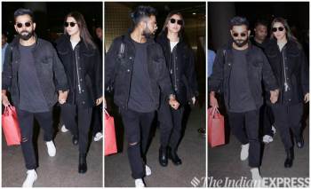 Airport Spotting: Anushka Sharma And Virat Kohli