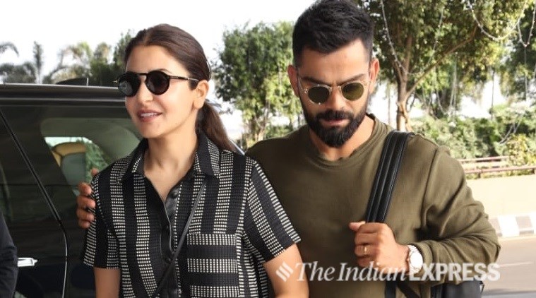 Watch]: Virat Kohli and Anushka Sharma spotted 'twinning' in