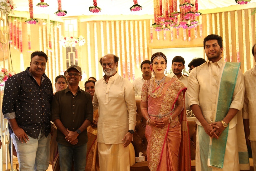 AR Murugadoss at Soundarya Rajinikanth and Vishagan Vanangamudi wedding