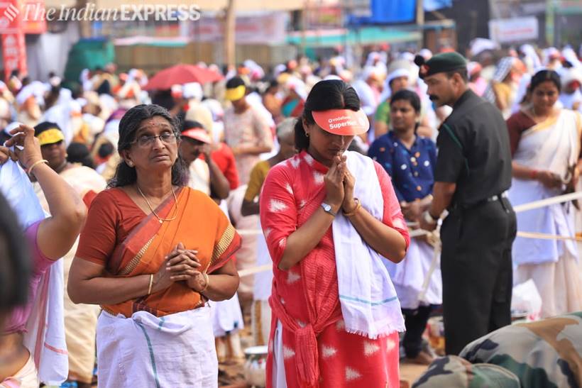 Lakhs of women take part in Attukal Pongala festival