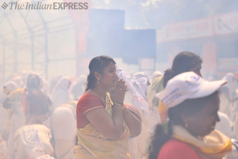 Lakhs of women take part in Attukal Pongala festival