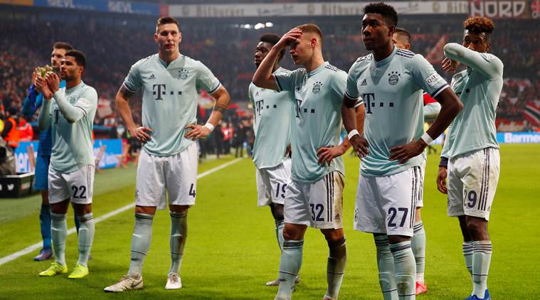 Bayern Munich stunned by Bayer Leverkusen's 3-1 comeback win