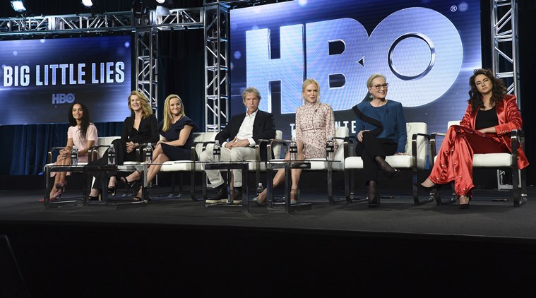 Big Little Lies cast with creator David E Kelley.